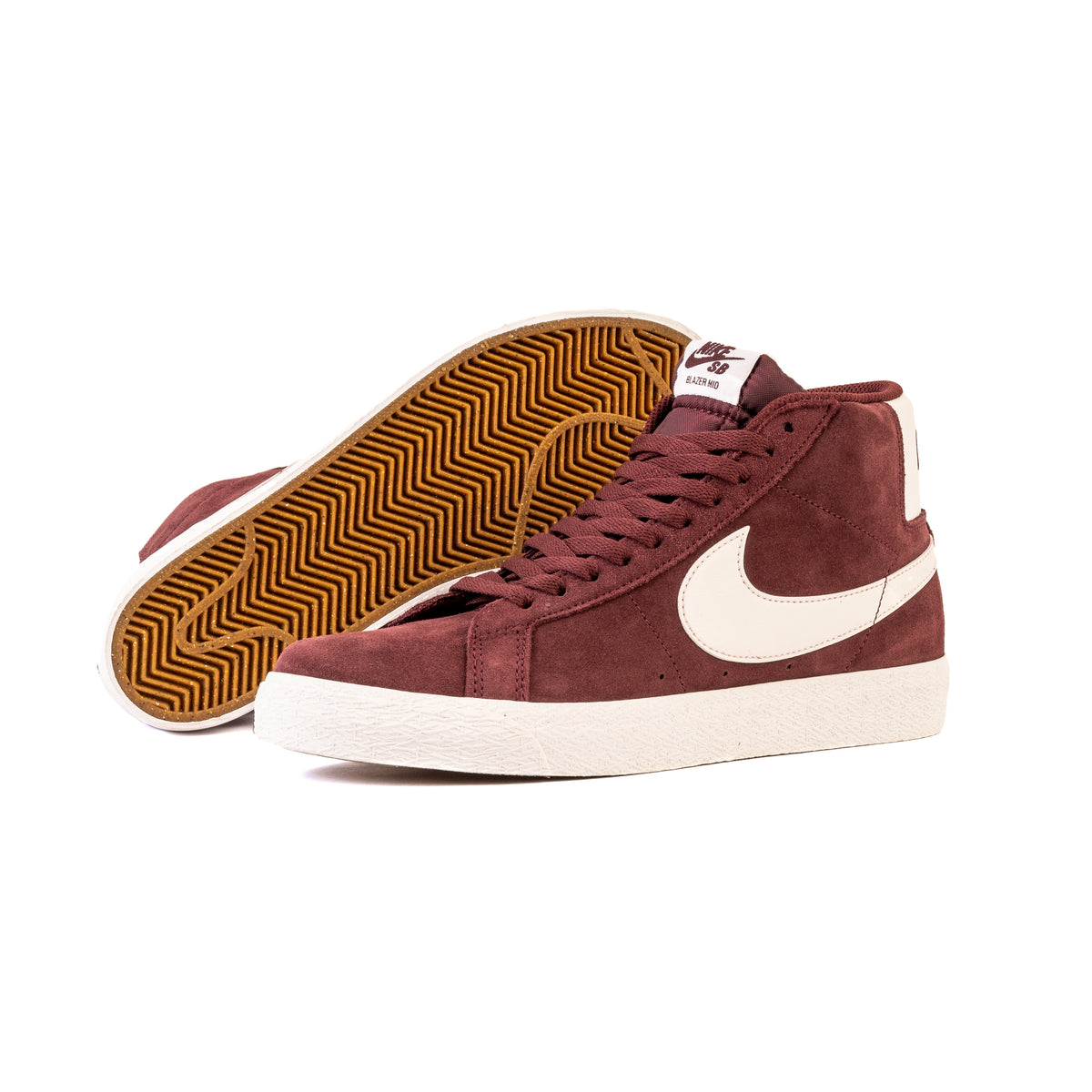 Nike SB Zoom Blazer Mid Burgundy Crush Summit White 303boards