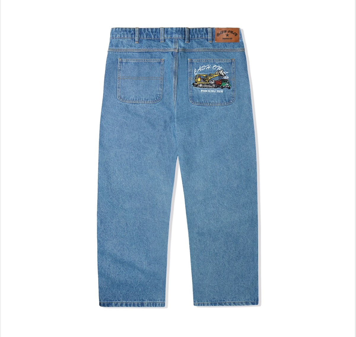 Cash Only - Wrecking Baggy Jeans (Washed Indigo) – 303boards.com