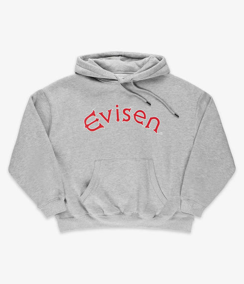 Evisen - Arch Logo Hoodie (Ash Grey)