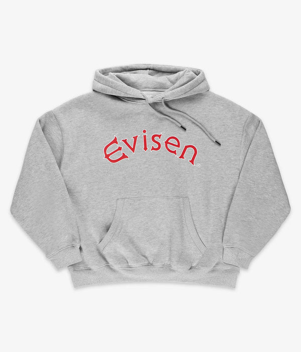 Evisen - Arch Logo Hoodie (Ash Grey)