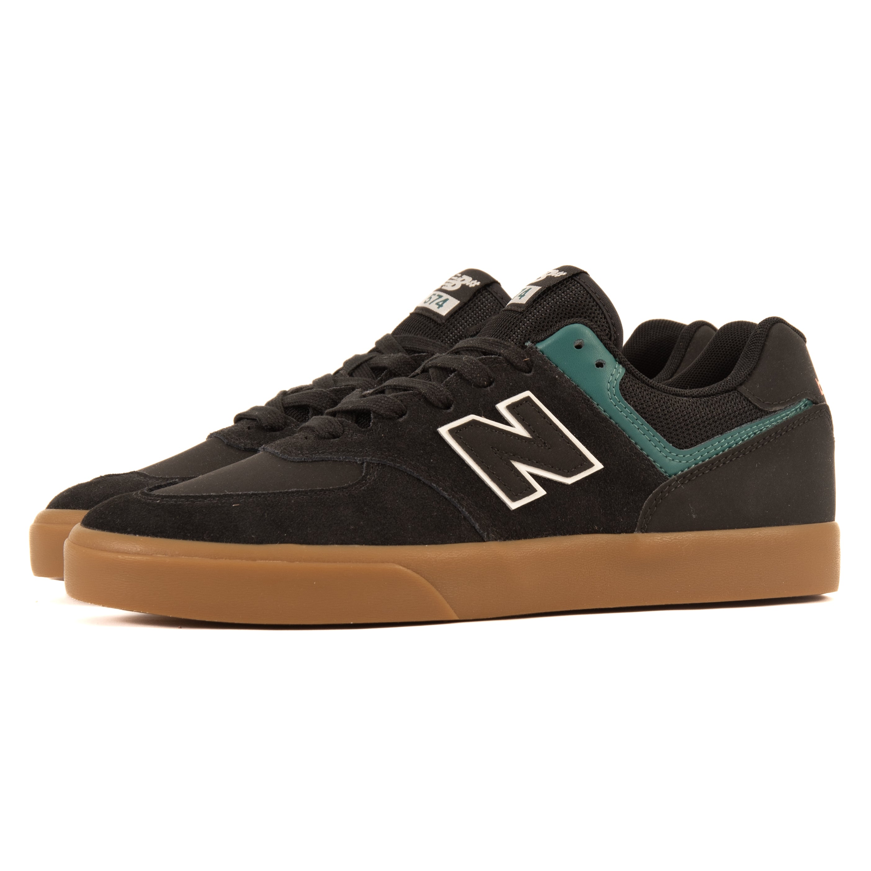 New balance 674 black hotsell