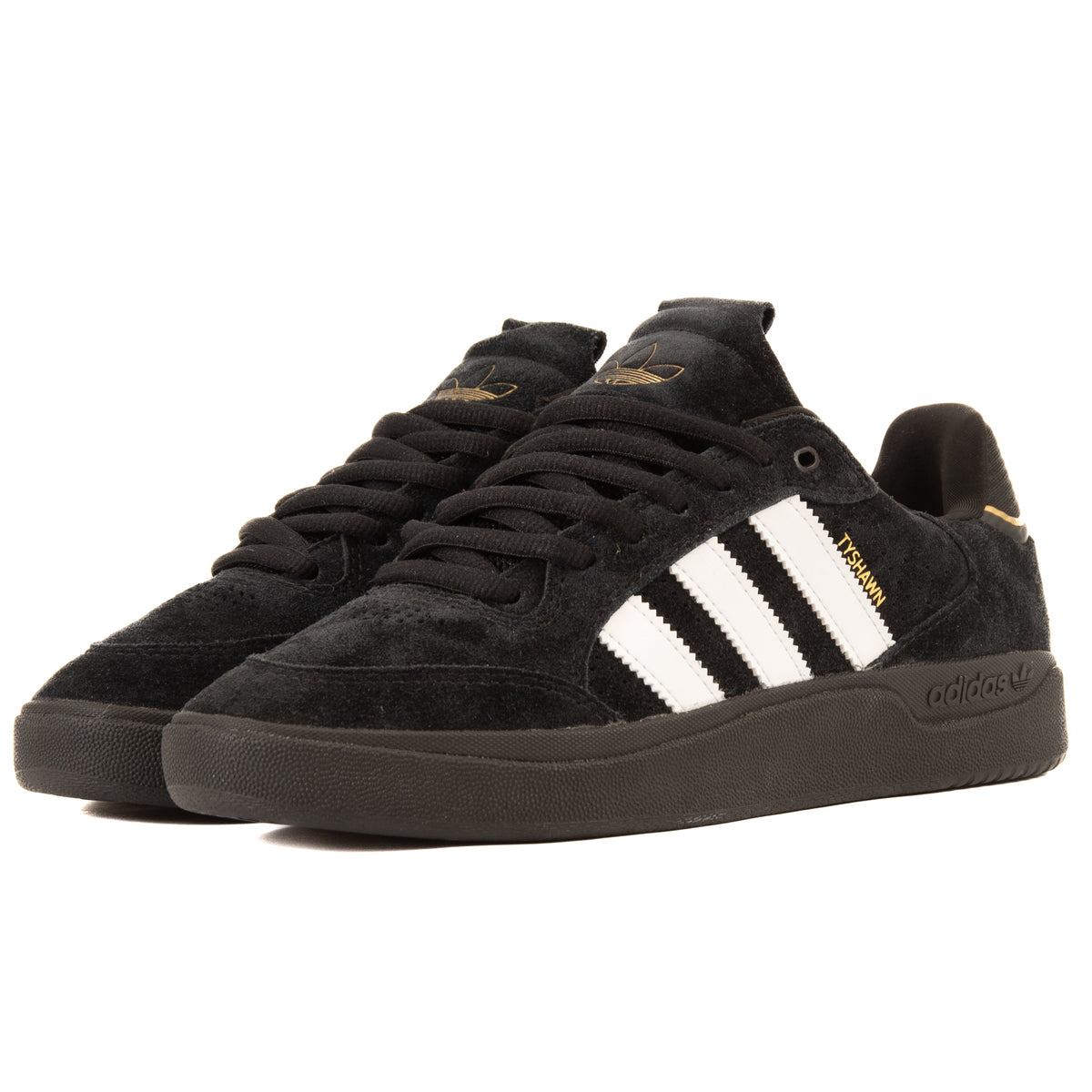 Adidas - Tyshawn Low (Core Black/Flat White/Gold Metal) – 303boards.com