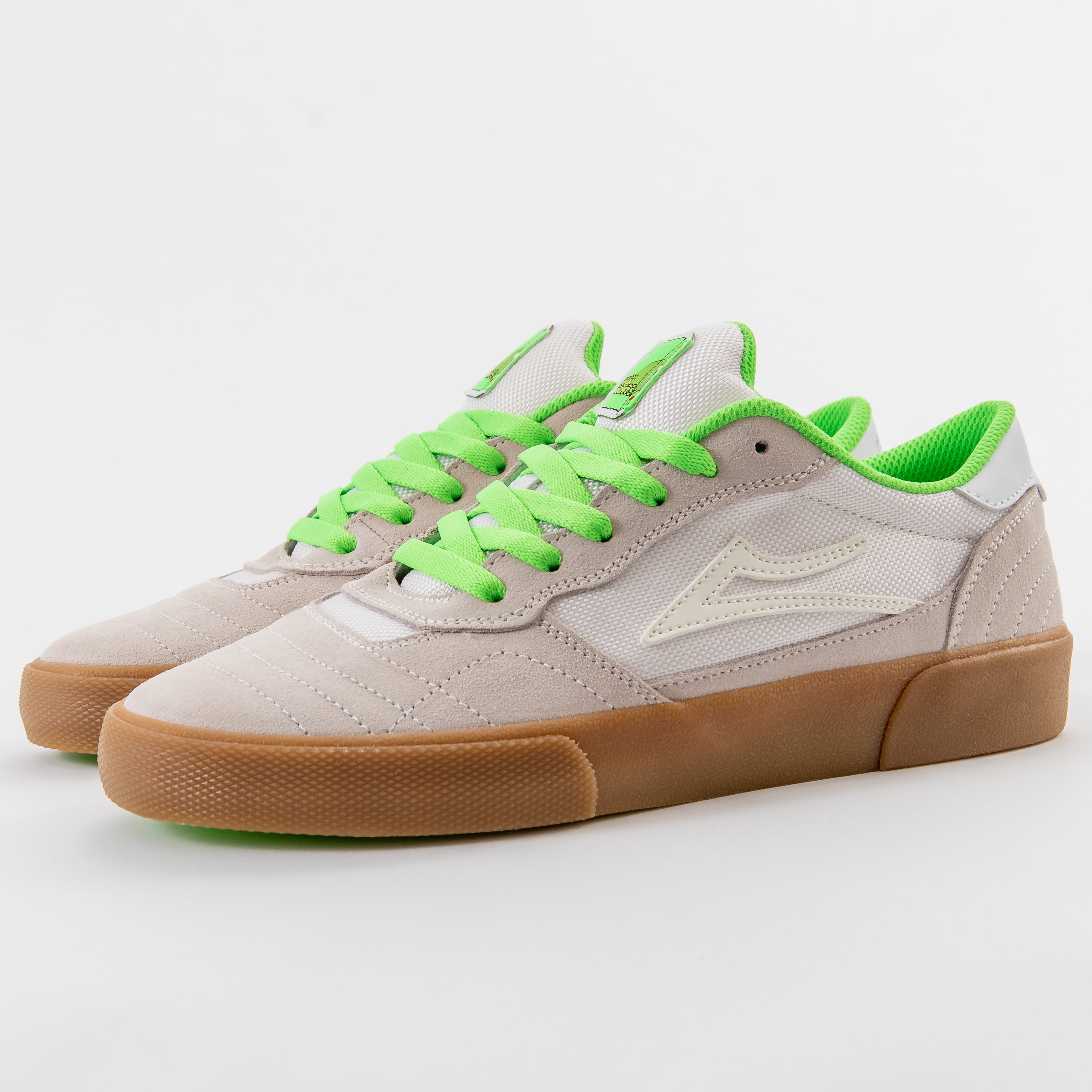 Lakai - YEAH RIGHT! Cambridge SMU (White/UV Green)