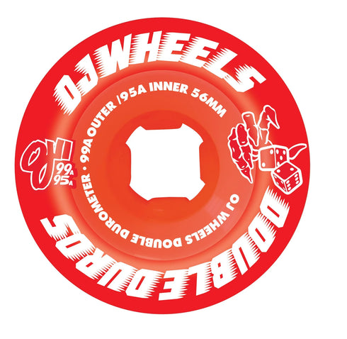 OJ - Double Duro Mini Combo 99a/95a Red Wheels (56mm)