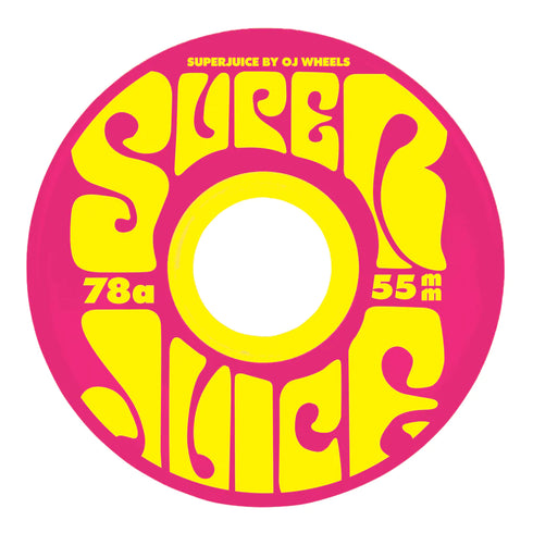 OJ - Mini Super Juice Blazing Pink 78a Wheels (55mm)