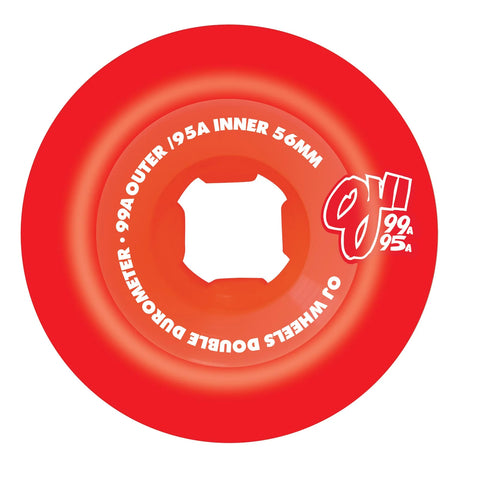 OJ - Double Duro Mini Combo 99a/95a Red Wheels (56mm)