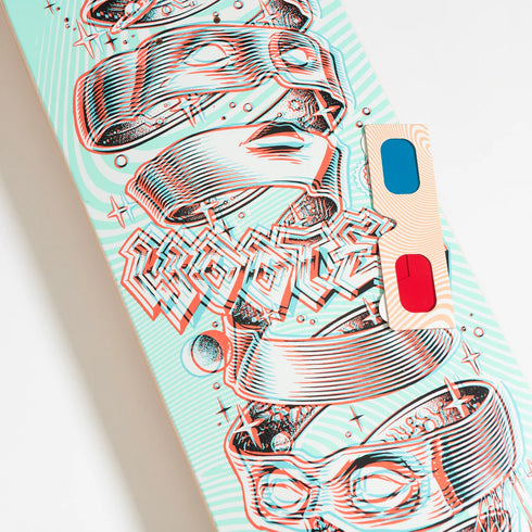 Santa Cruz - Wooten Unwound Anaglyph Deck (8.5")