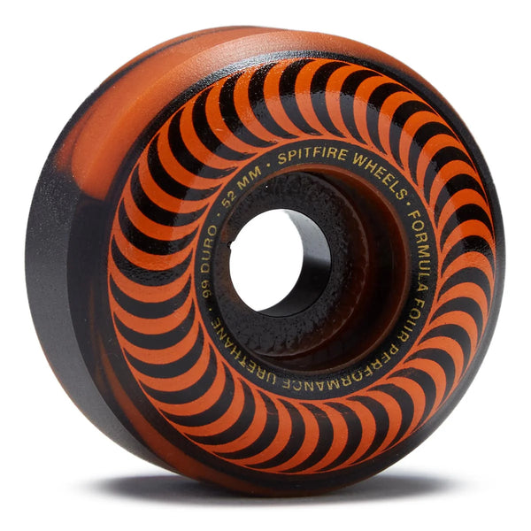 Spitfire - 99 Formula 4 Black Orange Swirl Classics (52mm/54mm)