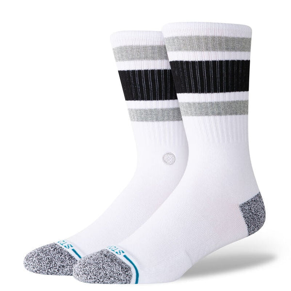 Stance - Boyd Stripe Infiknit Crew Sock (White)