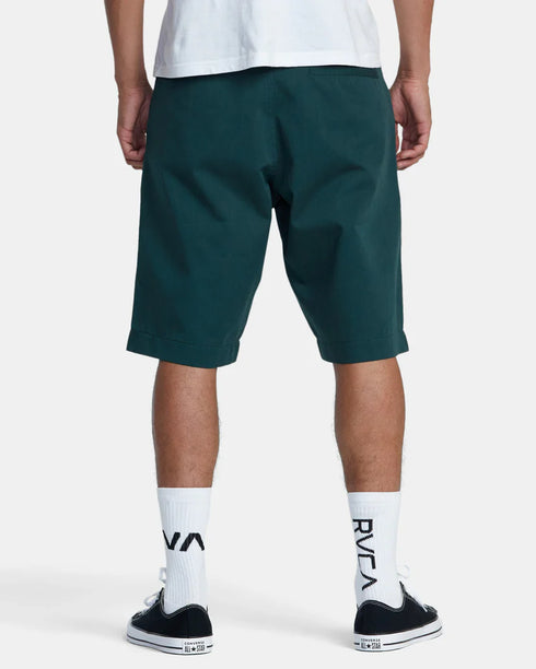 RVCA - Americana Relaxed Fit Shorts (Hunter Green)