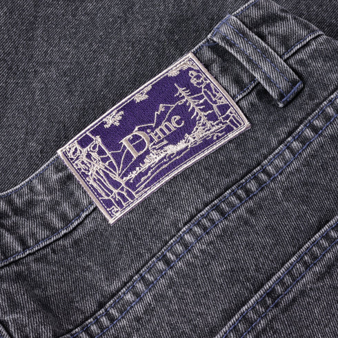 Dime - Classic Baggy Denim Pants (Faded Black)