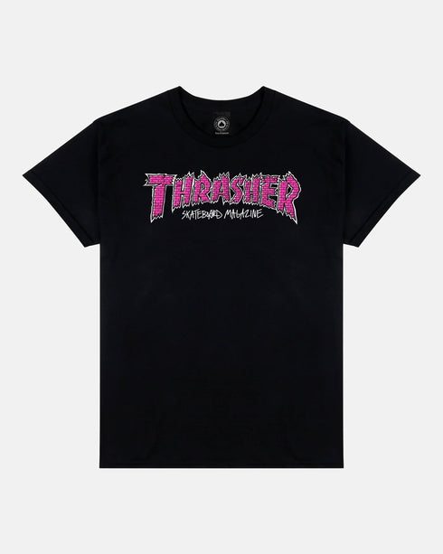 Thrasher - Brick Tee (Black) *SALE