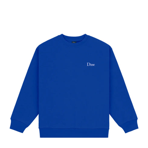 Dime - Classic Small Logo Crewneck (Navy Blue)