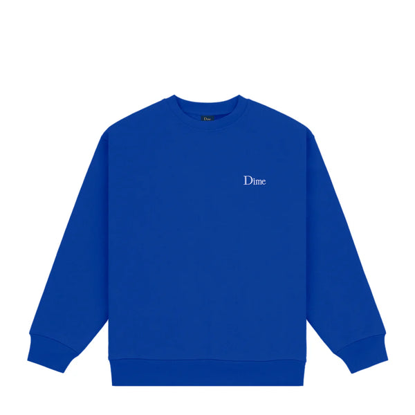 Dime - Classic Small Logo Crewneck (Navy Blue)