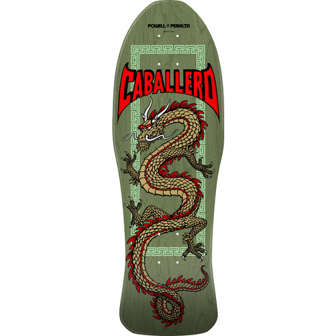 Powell - Steve Caballero Chinese Dragon Sage Green Deck (10")