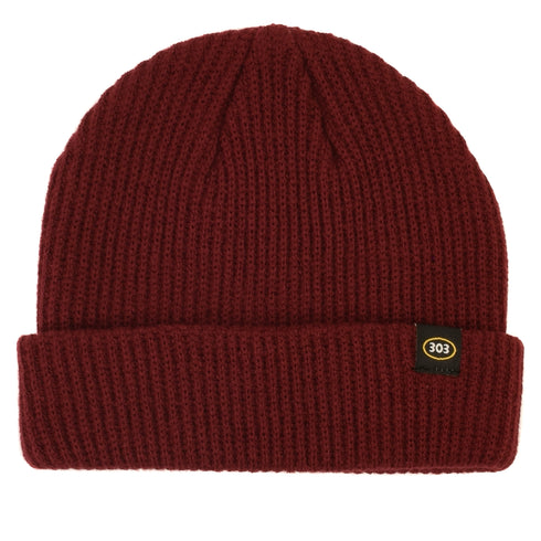 303 Boards - Dock-Wear Oval Beanie (Crimson)