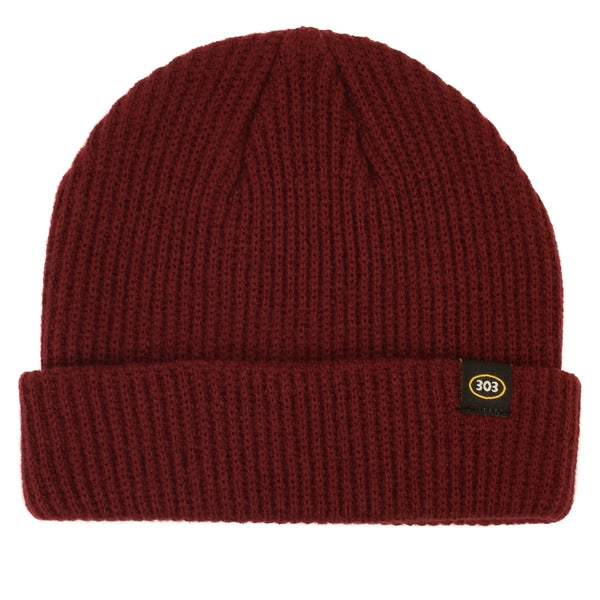 303 Boards - Dock-Wear Oval Beanie (Crimson)