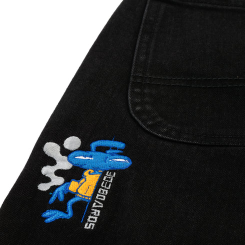 303 Boards - 303 Boards Walkman X Dickies Skateboarding Loose Fit Jeans (Black Denim)