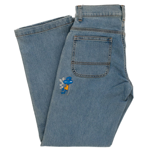 303 Boards - 303 Boards Walkman X Dickies Skateboarding Loose Fit Jeans (Light Denim)