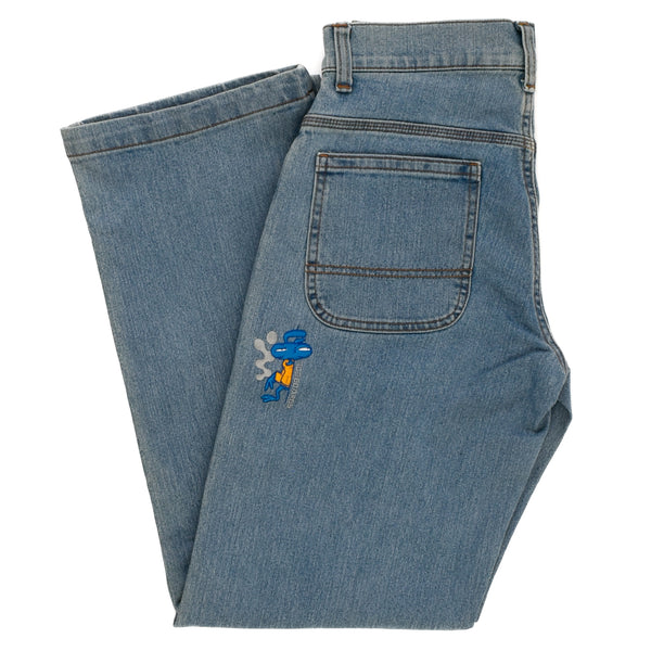 303 Boards - 303 Boards Walkman X Dickies Skateboarding Loose Fit Jeans (Light Denim)