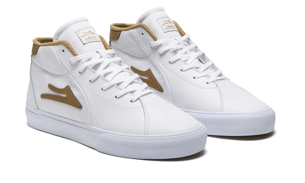 Lakai - Flaco II Mid (White Tobacco Leather) *SALE