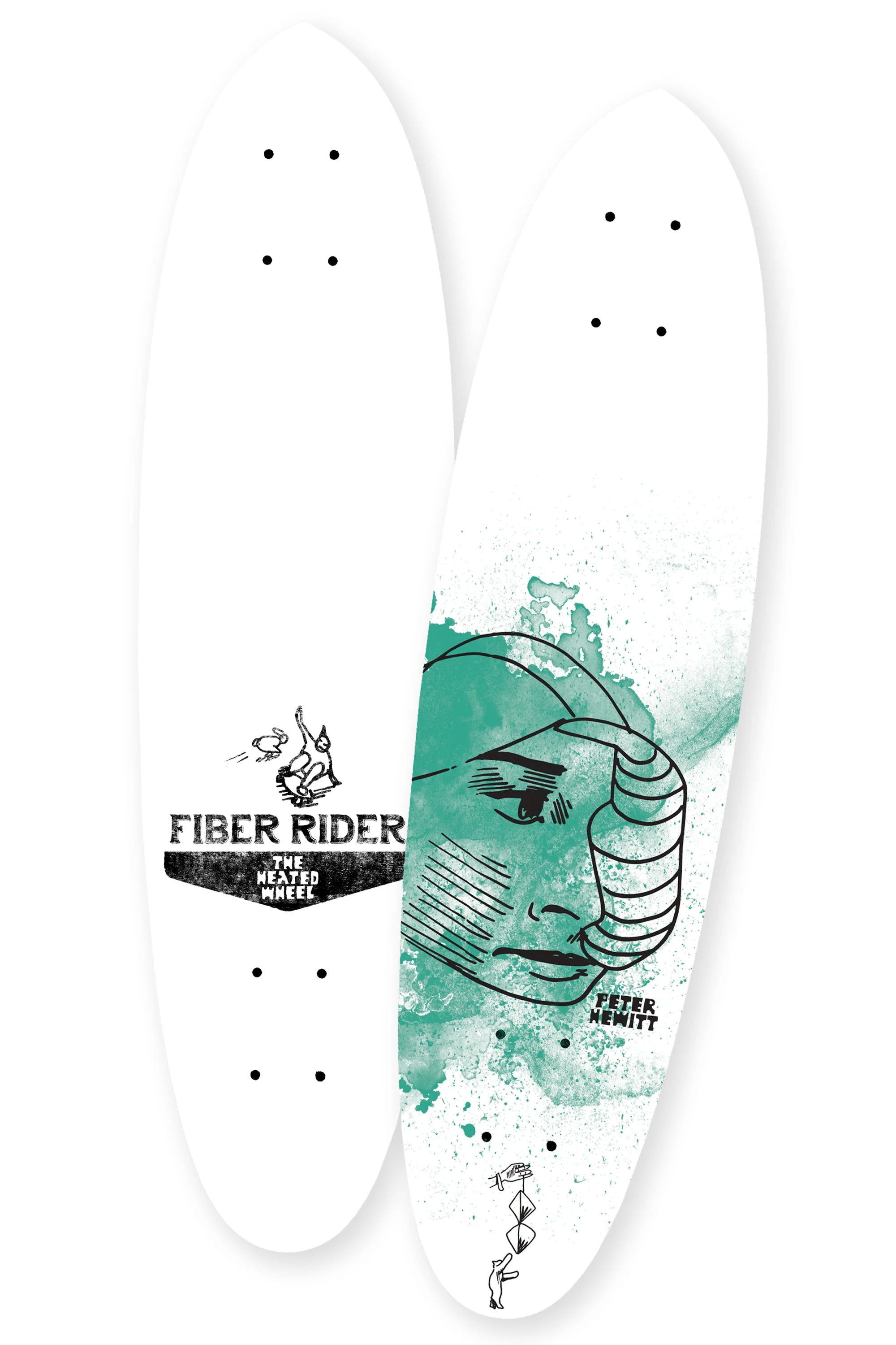 The Heated Wheel - Fiber Rider Peter Hewitt Polarizer Deck (6.0