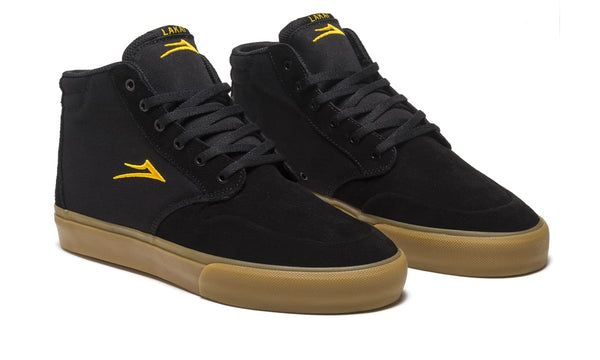 Lakai - Riley 3 High (Black/Gum Suede) *SALE