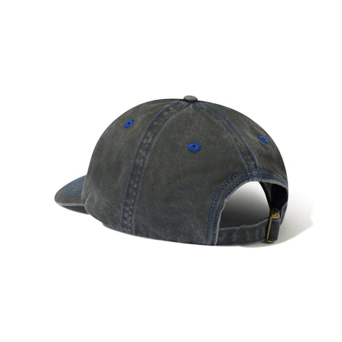 Butter Goods - Rounded Logo 6 Panel Hat (Washed Black)