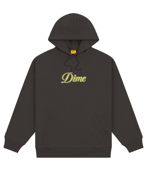 Dime - Pixel Cursive Hoodie (Vintage Black)