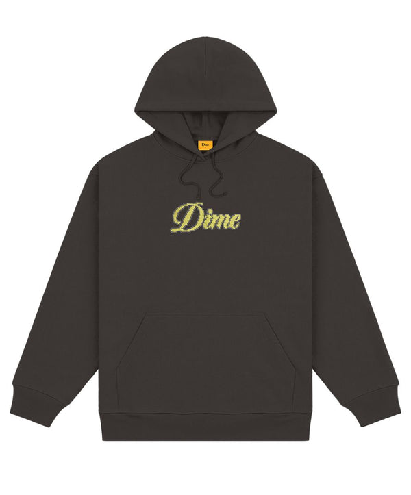 Dime - Pixel Cursive Hoodie (Vintage Black)