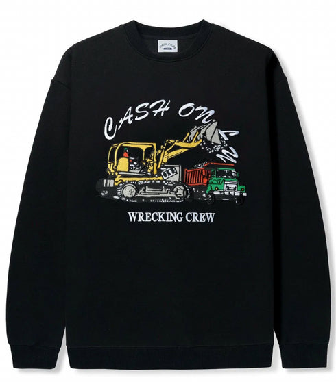 Cash Only - Wrecking Crewneck (Black)