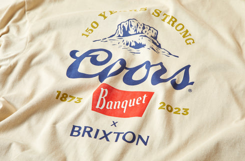 Brixton - Coors 150th Arch Tee (Cream) *SALE