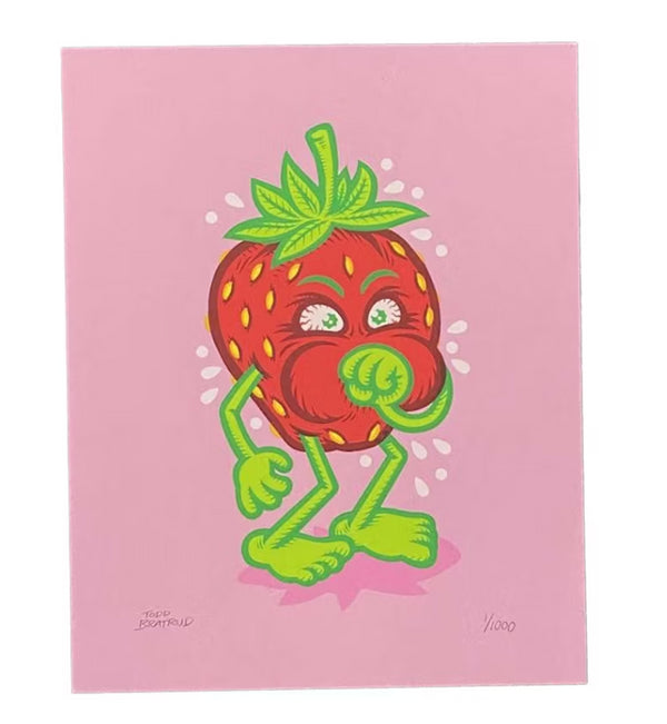 Todd Bratrud - Strawberry Cough Print