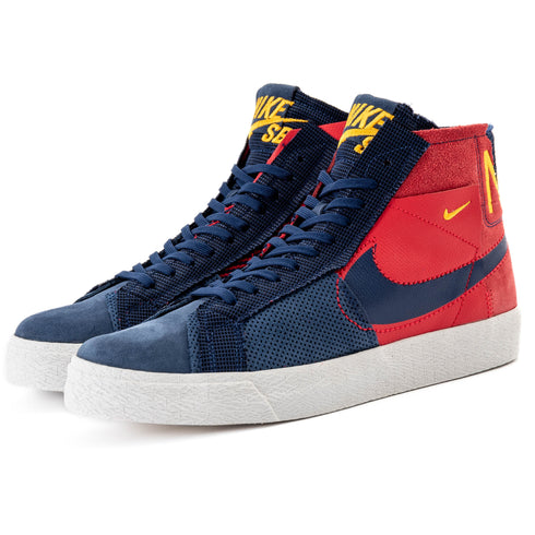 Nike SB - Blazer Mid PRM (University Red/Midnight Navy) *SALE