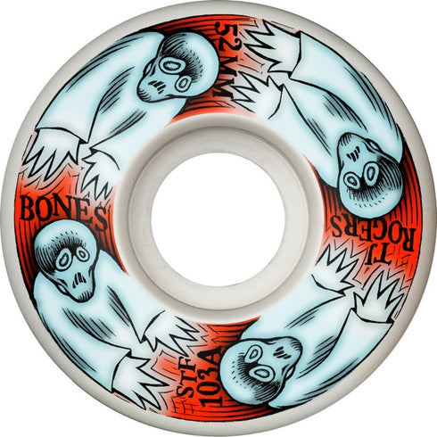 Bones -  Rogers Whirling Specters V3 Slim 103A Wheels (Multiple Sizes)