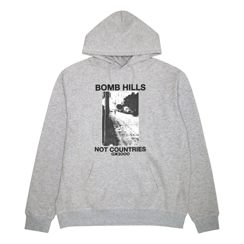 GX1000 - Bomb Hills Not Countries Hoodie (Grey)