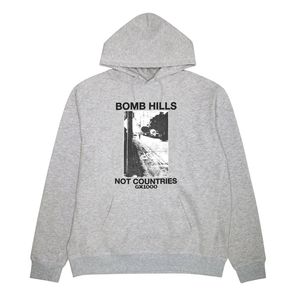 GX1000 - Bomb Hills Not Countries Hoodie (Grey)