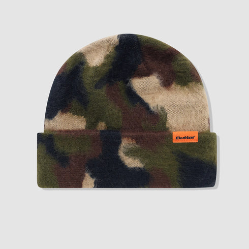 Butter Goods - Mohair Camo Cuff Beanie (Fatigue)