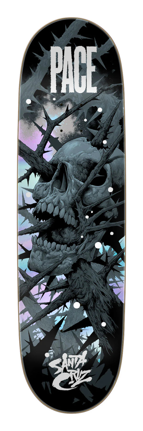 Santa Cruz - Pace Death Trap Silver Foil Deck (8.7")