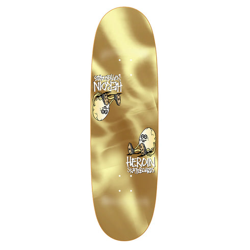 Heroin - The Symmetrical Gold Egg Deck (9.25")