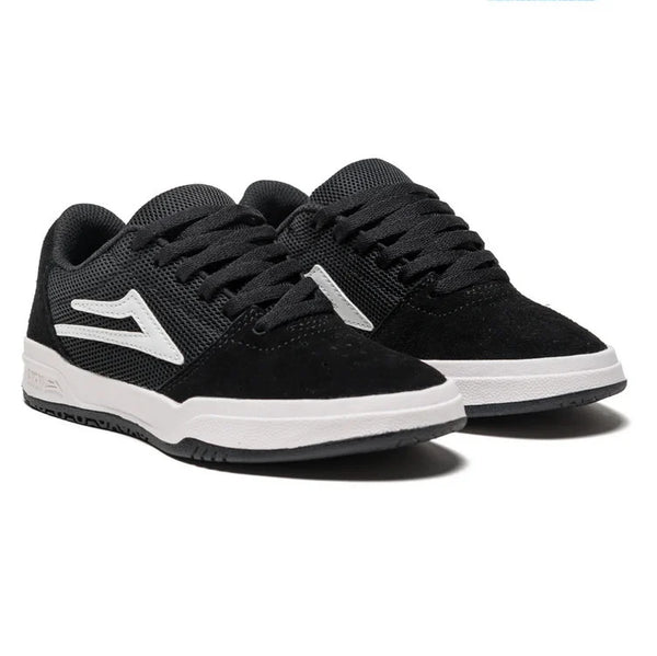 Lakai - Brighton Kids (Black/White Suede) *SALE