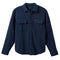 Brixton - Bowery Textured Loop Twill Overshirt (Washed Navy)