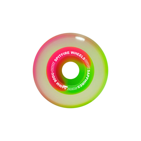 Spitfire - 90D Sapphires Pink/Green Wheels (54mm)