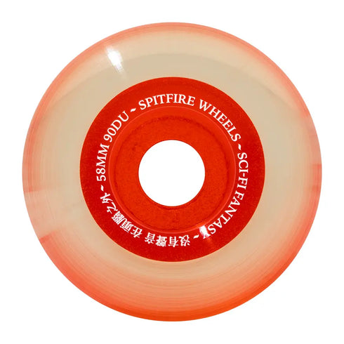 Spitfire - Spitfire x Sci-Fi Fantasy 90D Sapphire Orange Wheels (58mm)