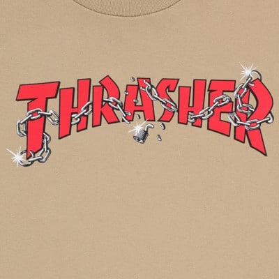 Thrasher - Chains By Daniel Shepard Shirt (Tan)