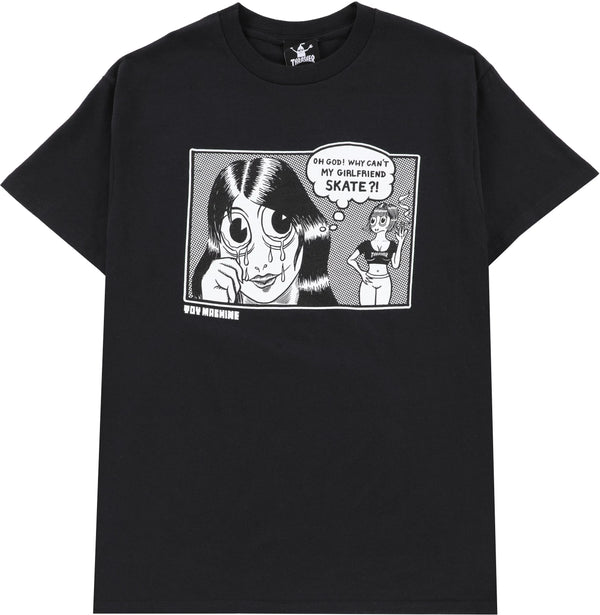 Thrasher - Toy Machine x Thrasher Girlfriend Tee (Black)