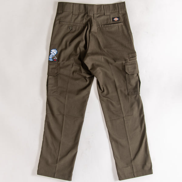 303 Boards - 303 Sucks Dickies Regular Fit Cargo Pants (Hunter Green C –