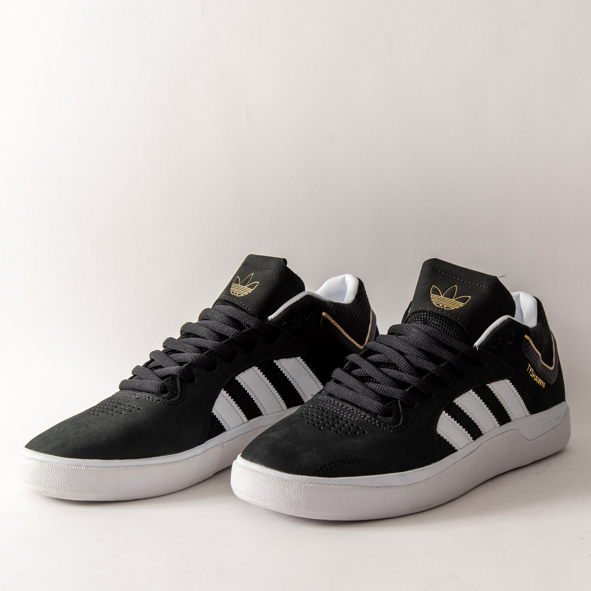 Adidas - Tyshawn (Black/White/Gold) – 303boards.com