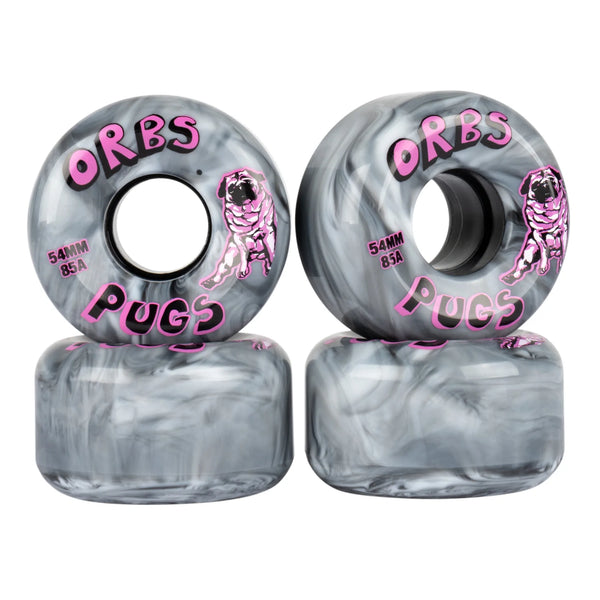 Orbs - Pugs Black/White Wheels (54mm) *SALE