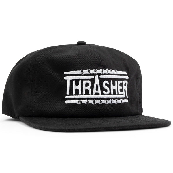 Thrasher - Genuine Snapback Hat (Black) *SALE